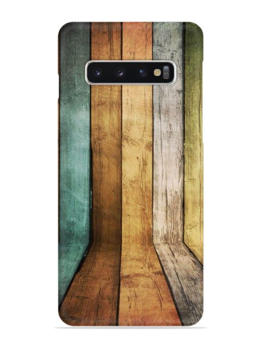 Wooden Realistic Art Snap Case for Samsung Galaxy S10 Zapvi