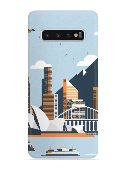 Sydney Opera Landscape Snap Case for Samsung Galaxy S10 Zapvi