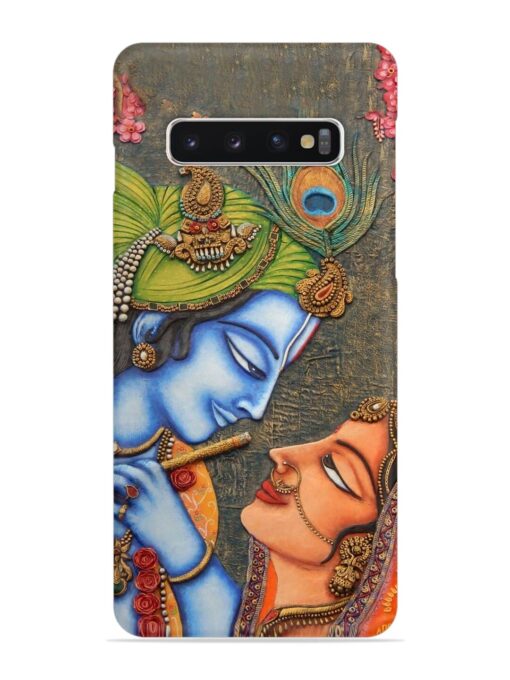 Lord Radha Krishna Flute Art Snap Case for Samsung Galaxy S10