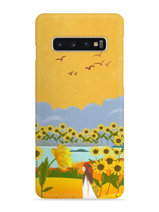 Beginning Of Autumn Snap Case for Samsung Galaxy S10