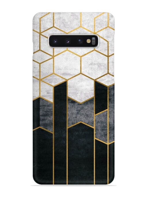 Cube Marble Art Snap Case for Samsung Galaxy S10