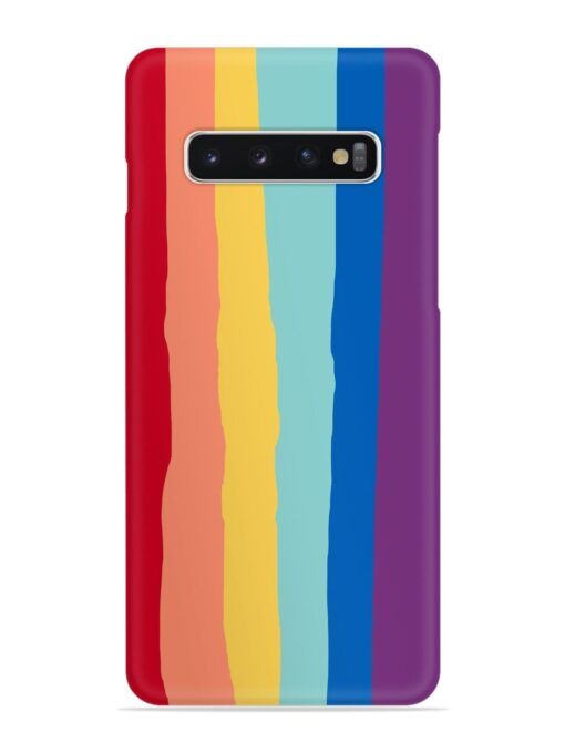 Rainbow Genuine Liquid Snap Case for Samsung Galaxy S10