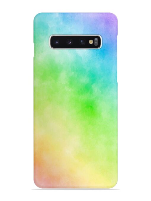 Watercolor Mixture Snap Case for Samsung Galaxy S10