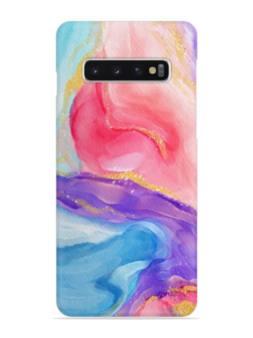 Watercolor Gradient Snap Case for Samsung Galaxy S10