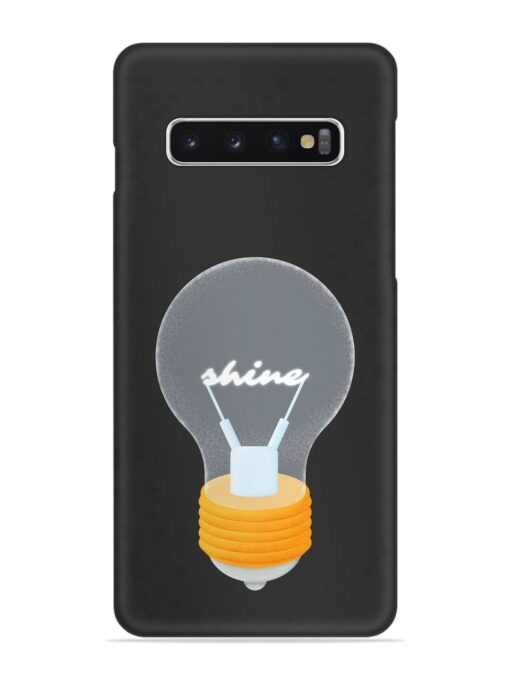 Bulb Background Snap Case for Samsung Galaxy S10 Zapvi