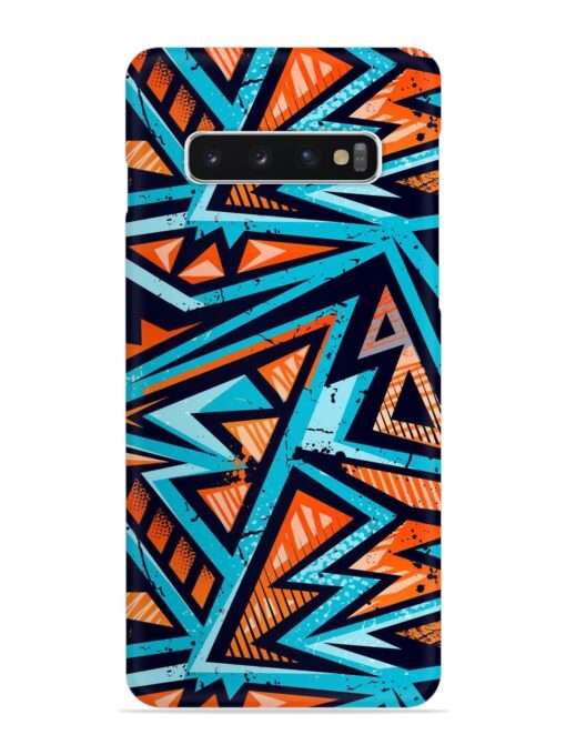 Abstract Seamless Grunge Snap Case for Samsung Galaxy S10