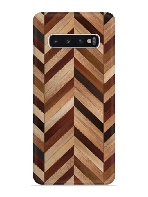 Seamless Wood Parquet Snap Case for Samsung Galaxy S10