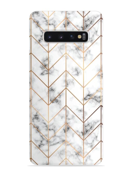 Vector Marble Texture Snap Case for Samsung Galaxy S10