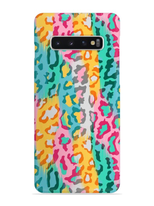 Seamless Vector Colorful Snap Case for Samsung Galaxy S10