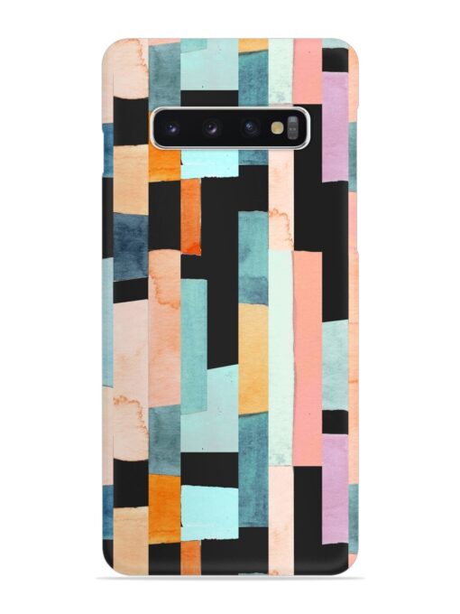 Geometric Seamless Pattern Snap Case for Samsung Galaxy S10