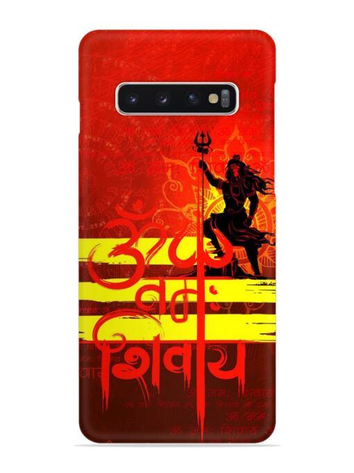 Illustration Lord Shiva Snap Case for Samsung Galaxy S10