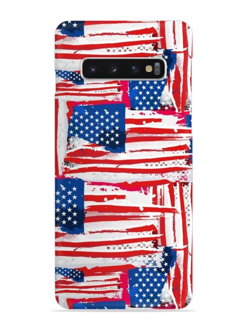 Usa Flag Seamless Snap Case for Samsung Galaxy S10