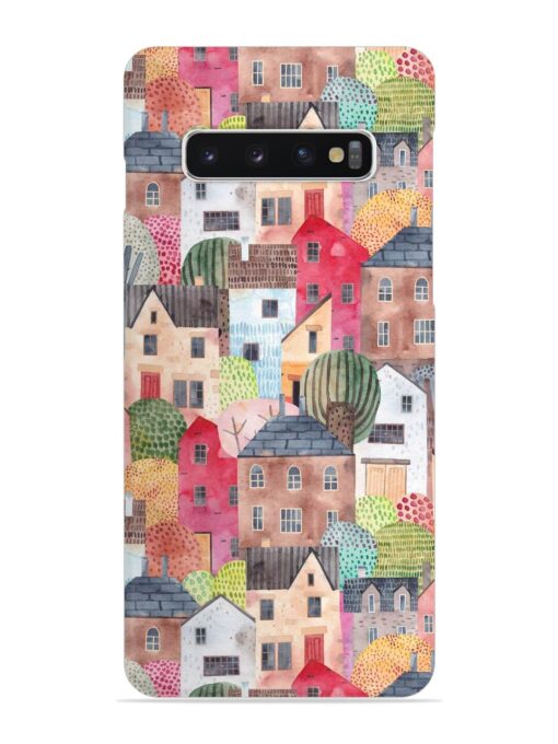 Abstract Seamless Pattern Snap Case for Samsung Galaxy S10