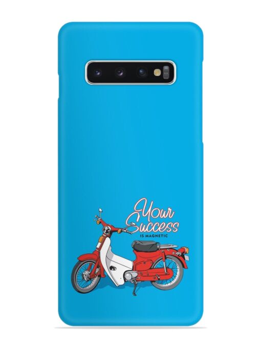 Motorcycles Image Vector Snap Case for Samsung Galaxy S10