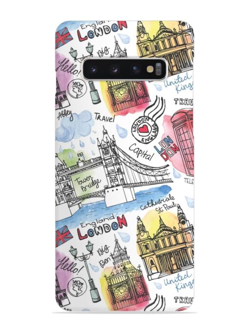 Vector London Landmark Snap Case for Samsung Galaxy S10