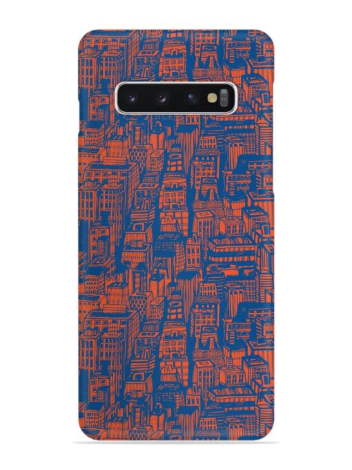 Hand Drawn Seamless Snap Case for Samsung Galaxy S10