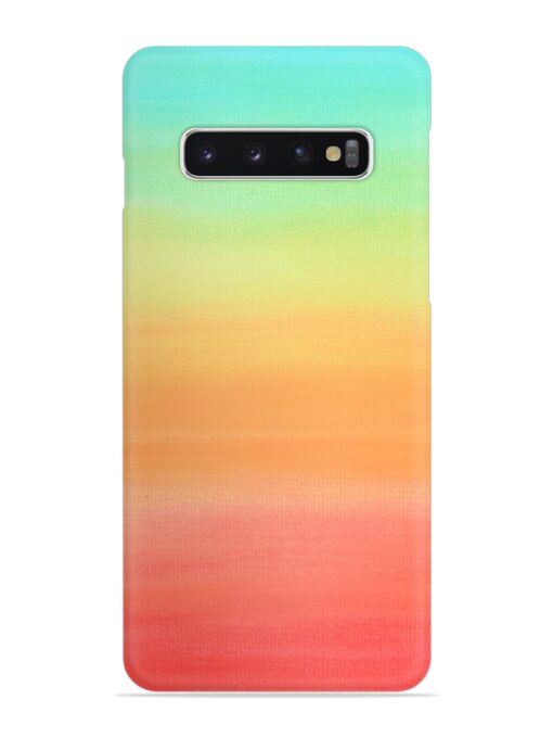 Background Sky Watercolor Snap Case for Samsung Galaxy S10