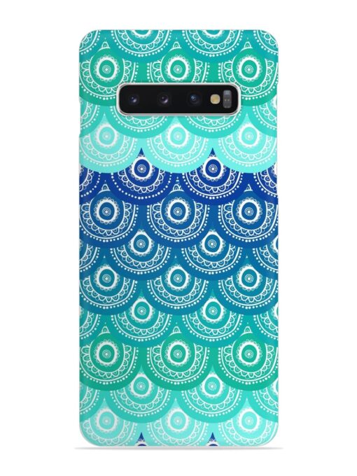 Ethnic Seamless Pattern Snap Case for Samsung Galaxy S10