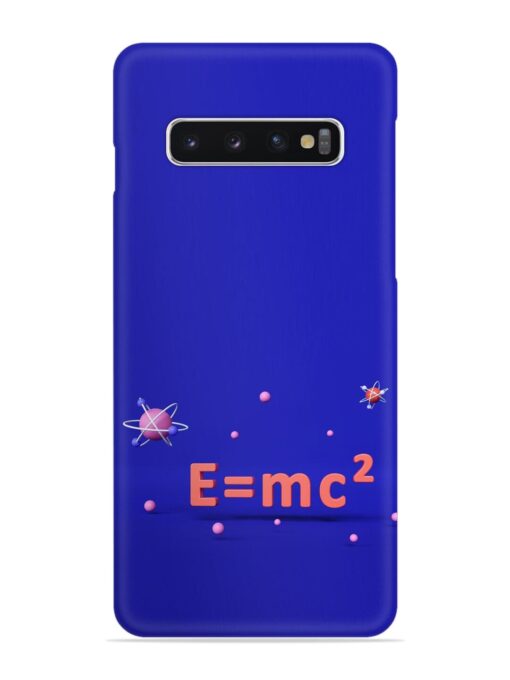 Formula Relativity Equation Snap Case for Samsung Galaxy S10