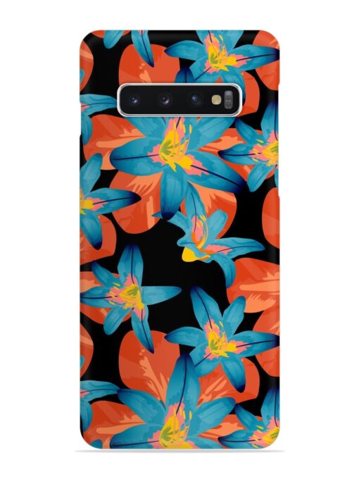 Philippine Flowers Seamless Snap Case for Samsung Galaxy S10