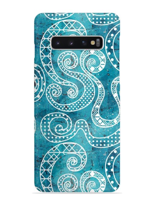 Vintage Curved Seamless Snap Case for Samsung Galaxy S10