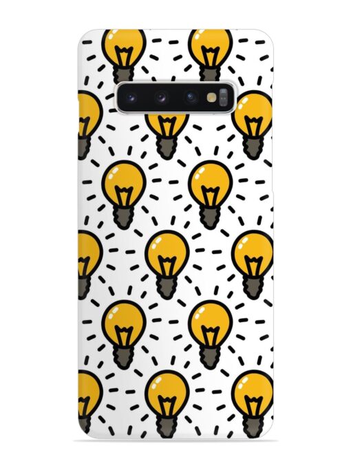 Light Bulb Seamless Snap Case for Samsung Galaxy S10