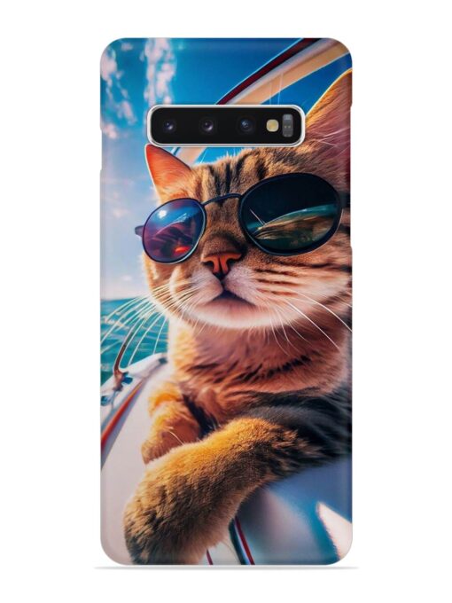 Cat In Style Snap Case for Samsung Galaxy S10