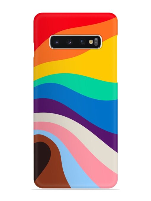 Minimal Pride Art Snap Case for Samsung Galaxy S10