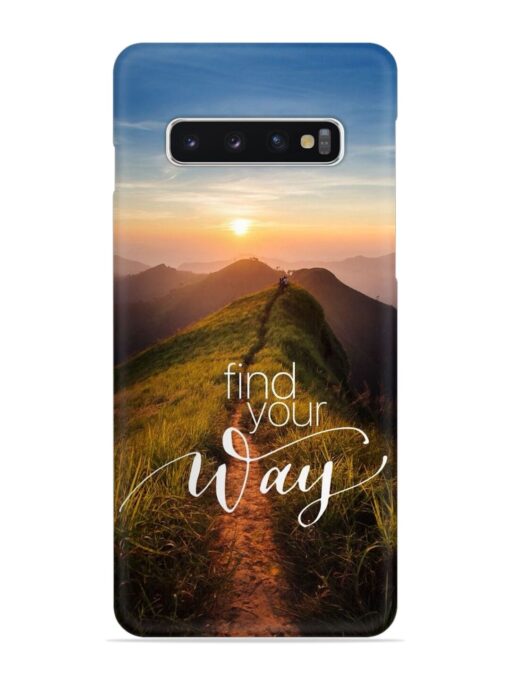 Find Your Way Snap Case for Samsung Galaxy S10