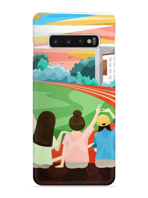 School Playground Snap Case for Samsung Galaxy S10