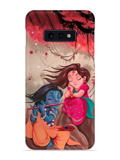 Radhe Krishna Water Art Snap Case for Samsung Galaxy S10E Zapvi