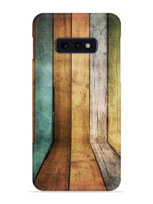 Wooden Realistic Art Snap Case for Samsung Galaxy S10E Zapvi