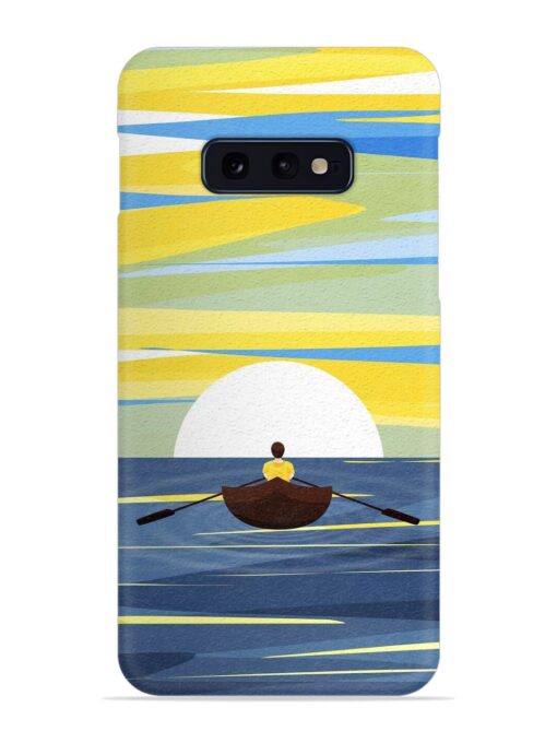 Rowing Person Ferry Paddle Snap Case for Samsung Galaxy S10E Zapvi