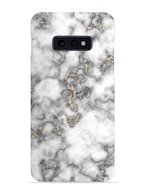 Gray And Gold Marble Snap Case for Samsung Galaxy S10E Zapvi