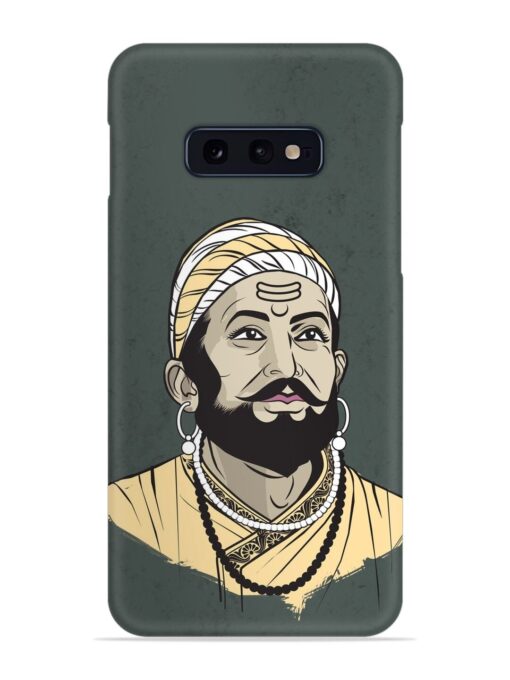 Shivaji Maharaj Vector Art Snap Case for Samsung Galaxy S10E Zapvi