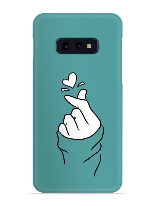 Korean Heart Sign Art Snap Case for Samsung Galaxy S10E