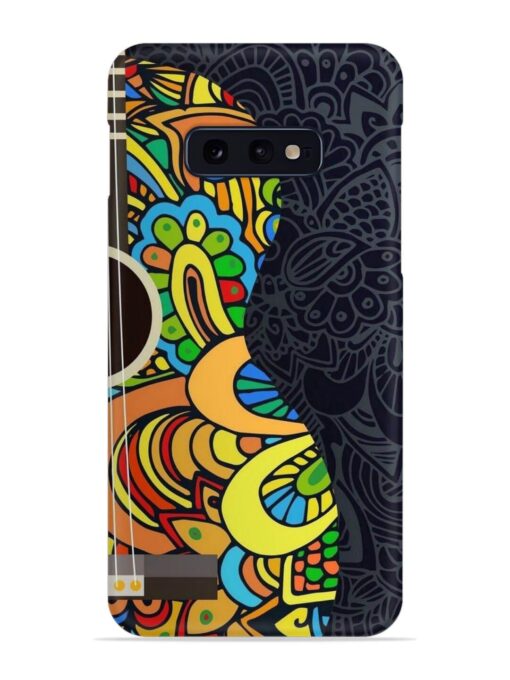 Guitar Vector Art Snap Case for Samsung Galaxy S10E Zapvi