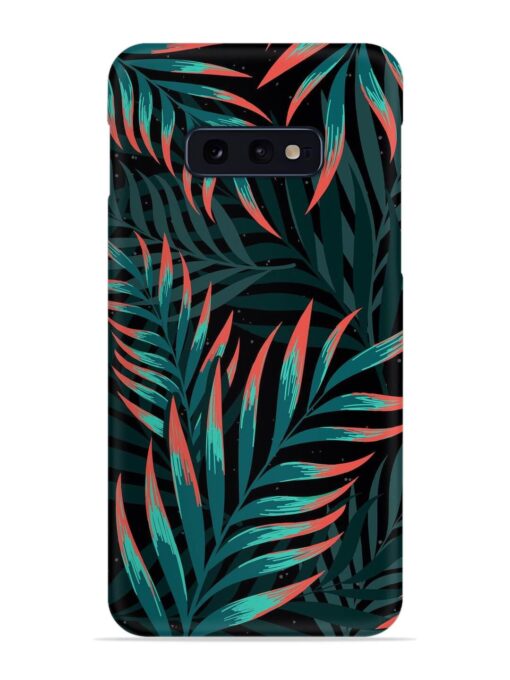 Green Leaf Art Snap Case for Samsung Galaxy S10E