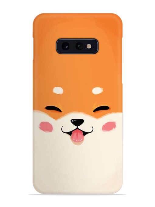 Happy Cat Art Snap Case for Samsung Galaxy S10E Zapvi