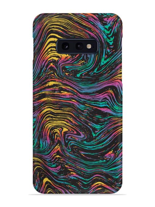 Abstract Liquid Colors Snap Case for Samsung Galaxy S10E Zapvi