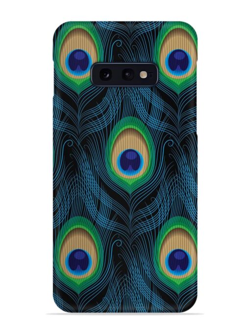 Seamless Pattern Peacock Snap Case for Samsung Galaxy S10E Zapvi