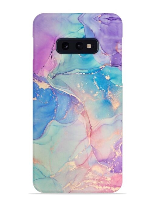 Alcohol Ink Colors Snap Case for Samsung Galaxy S10E Zapvi