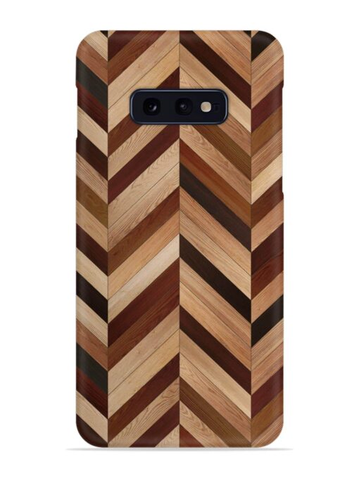 Seamless Wood Parquet Snap Case for Samsung Galaxy S10E Zapvi