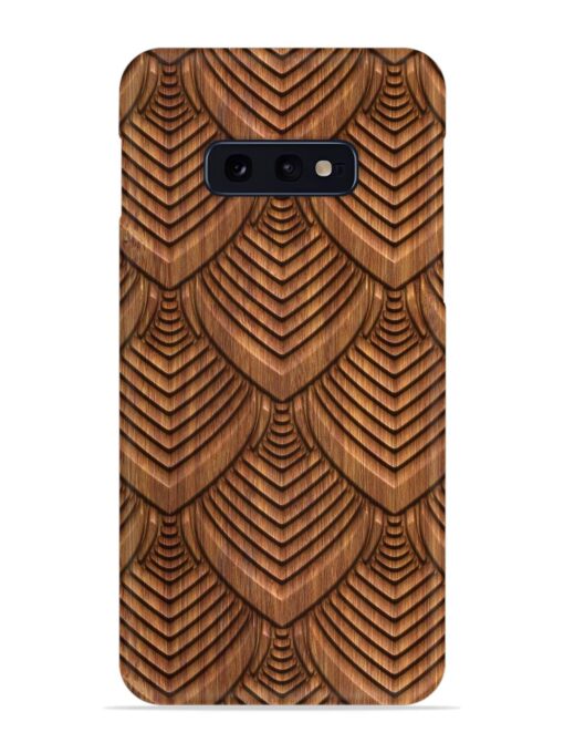 Carved Pattern On Snap Case for Samsung Galaxy S10E Zapvi