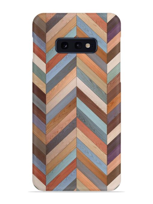 Seamless Wood Parquet Snap Case for Samsung Galaxy S10E Zapvi