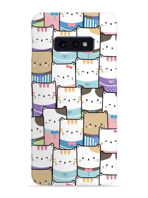 Cute Adorable Cat Snap Case for Samsung Galaxy S10E