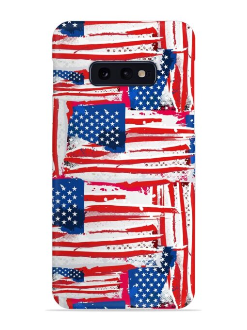 Usa Flag Seamless Snap Case for Samsung Galaxy S10E