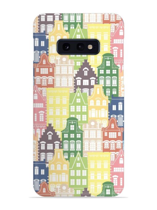 Seamless Shapes Pattern Snap Case for Samsung Galaxy S10E