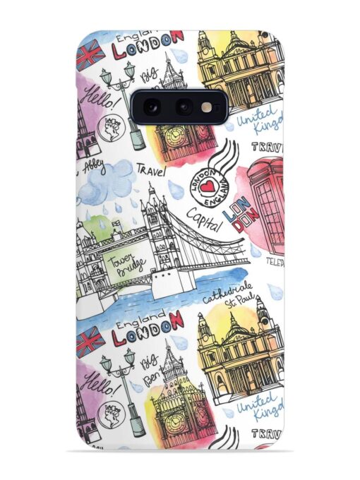 Vector London Landmark Snap Case for Samsung Galaxy S10E