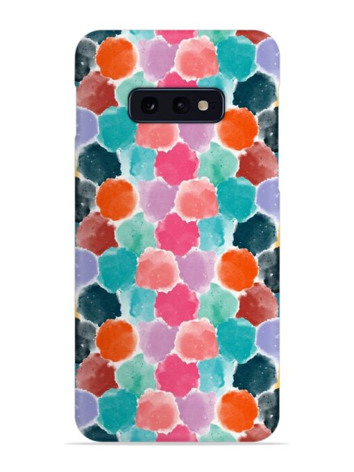 Colorful Seamless Pattern Snap Case for Samsung Galaxy S10E Zapvi